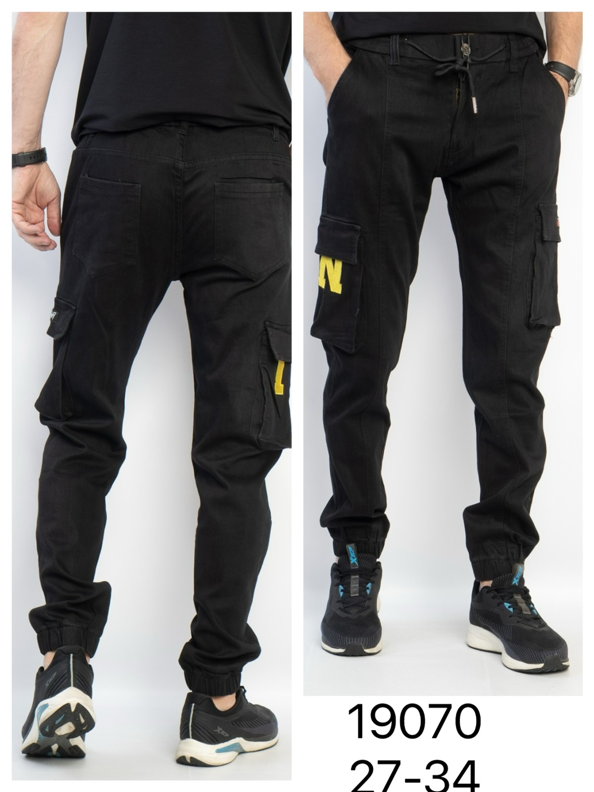 Джинсы God Baron (27-34) 19070 black (деми)