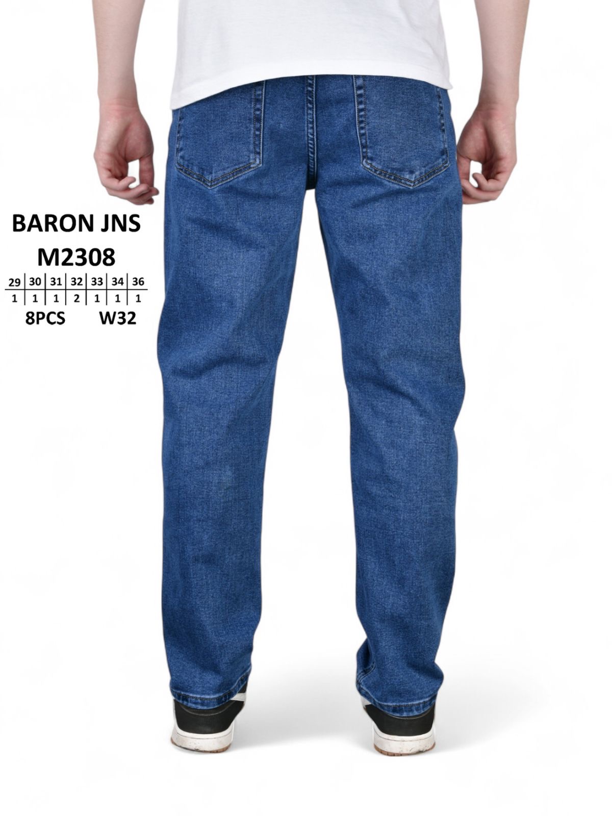 Джинсы God Baron (29-36) M2308 blue (деми)