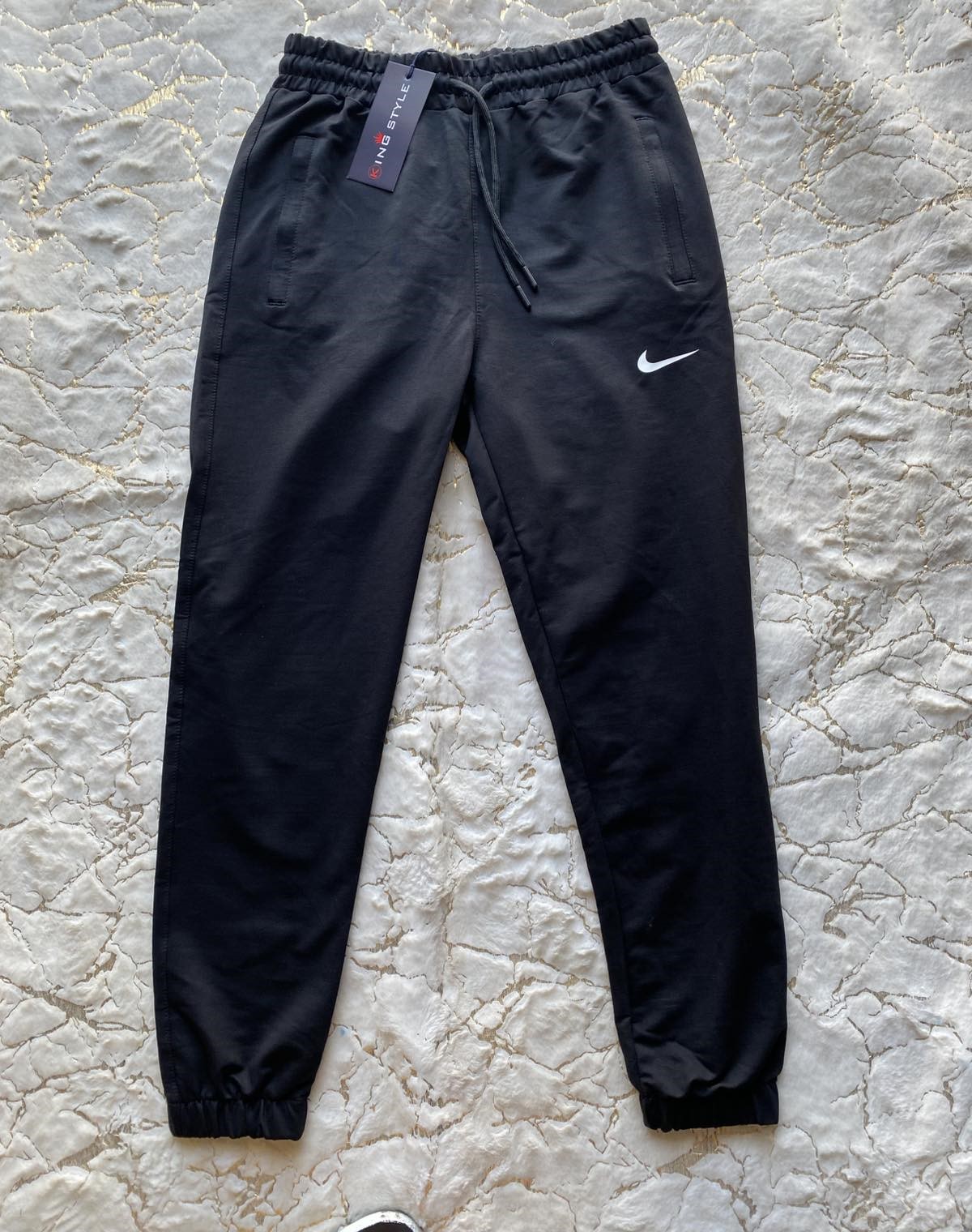 Штаны спорт LeHung (48-56) LH5 black (деми)