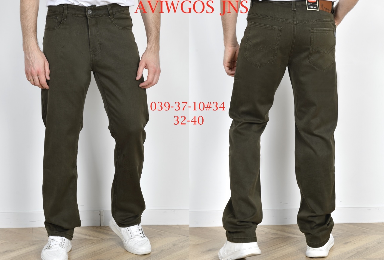 Джинсы God Baron (32-40) 039-37-10 khaki (деми)