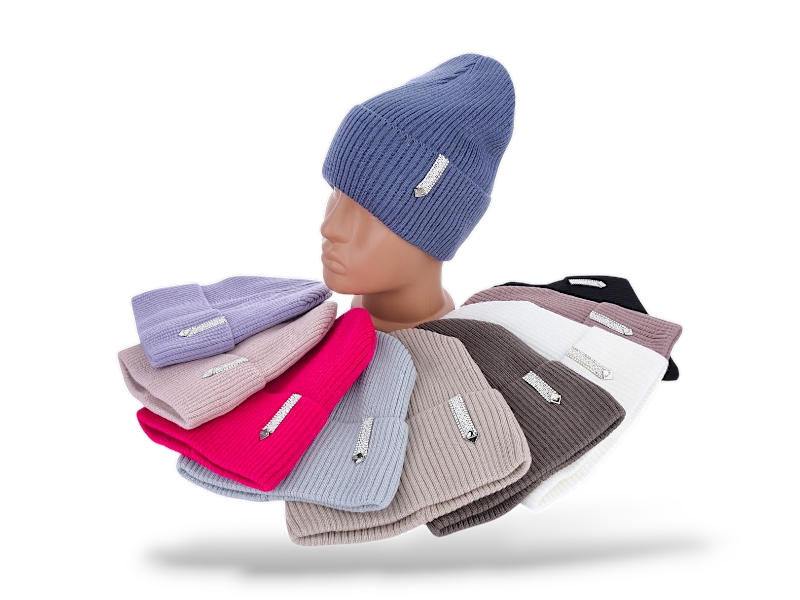 Шапка КОРОЛЕВА (one size) 9-29 mix (зима)