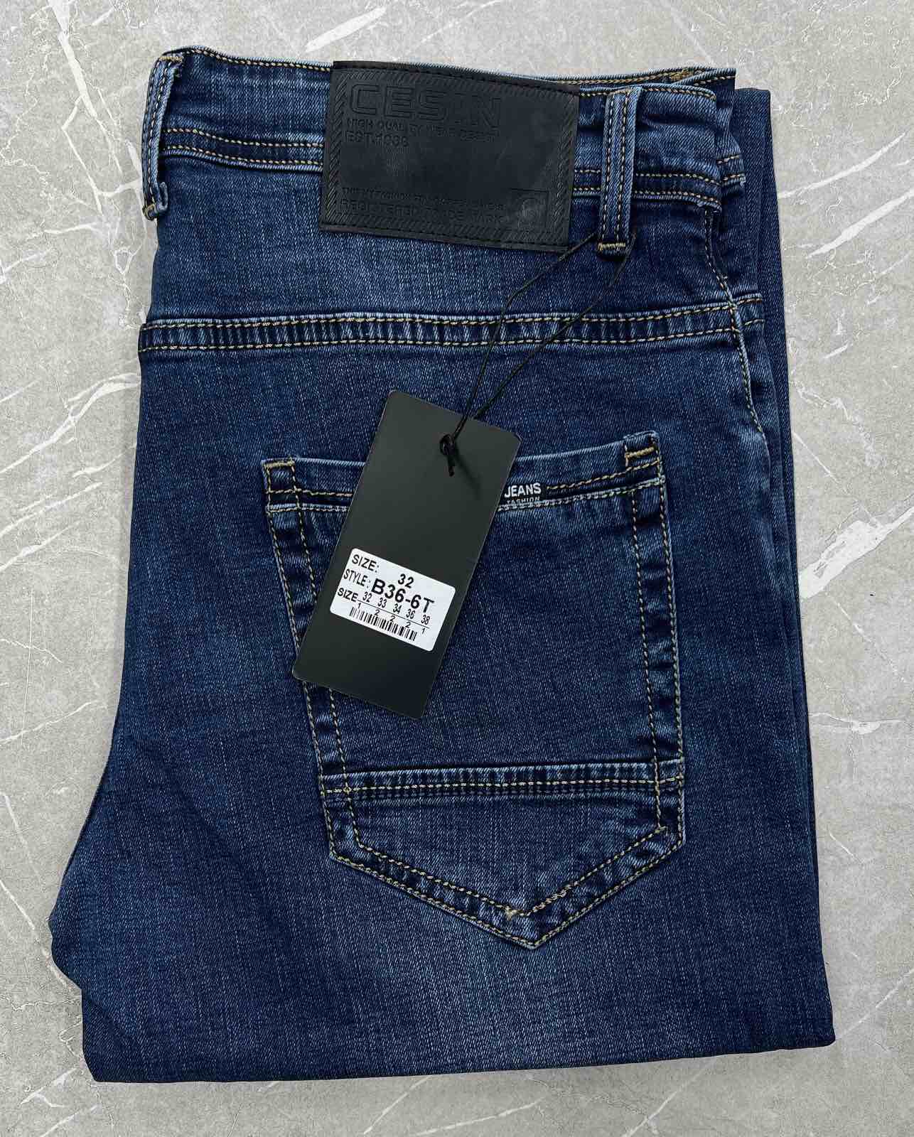 Джинсы God Baron (32-38) B36-6T blue (деми)