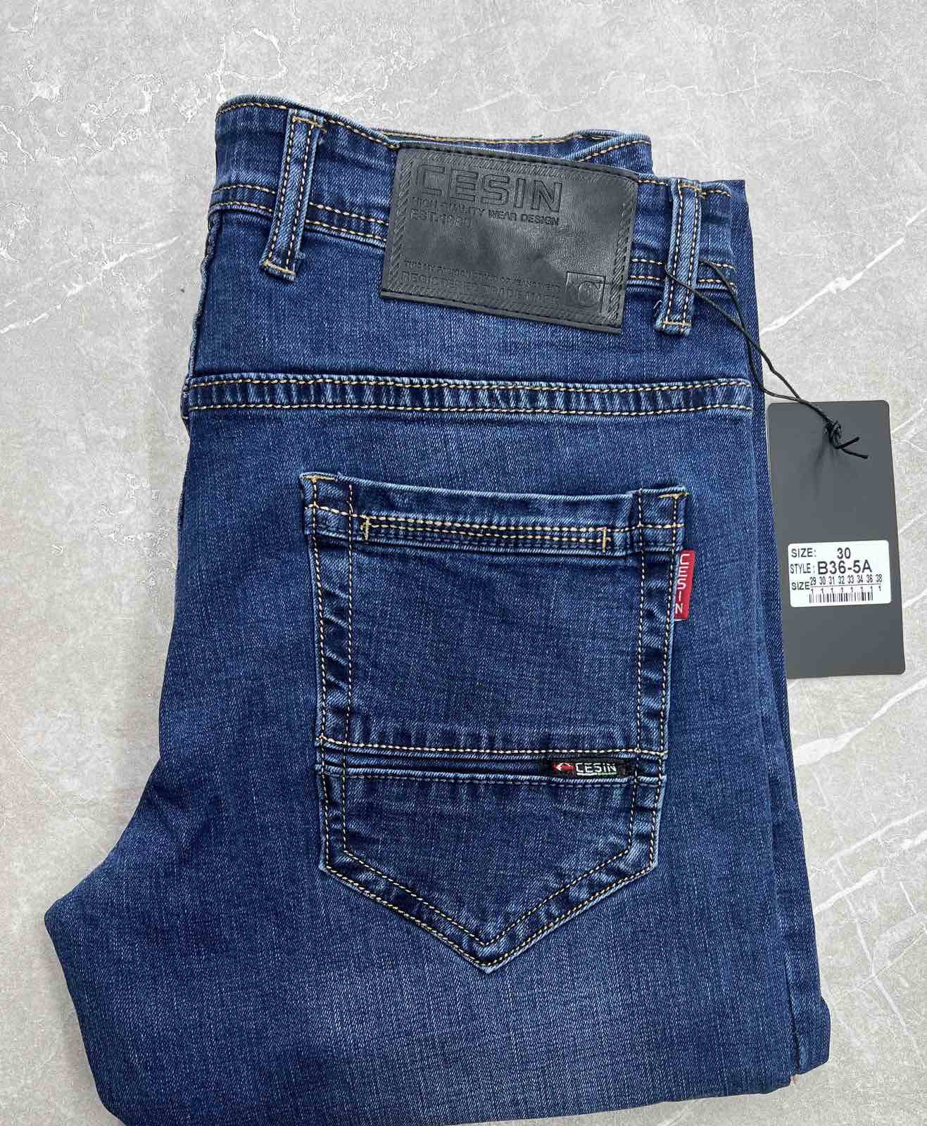 Джинсы God Baron (29-38) B36-5A blue (деми)