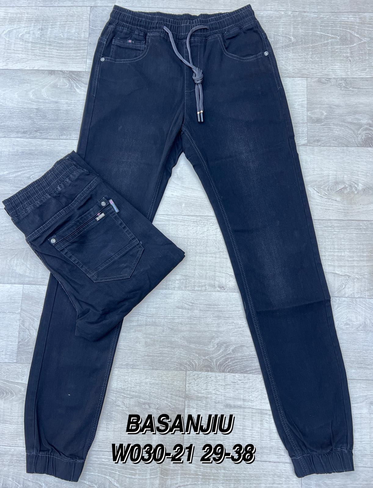 Джинсы God Baron (29-38) W030-21 grey (деми)