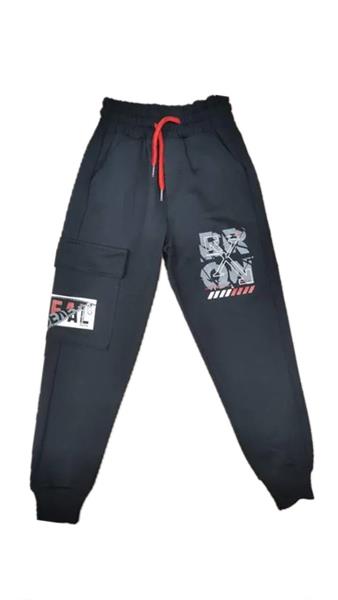 Штаны спорт Malibu2 (5-8) 5082-1 black (деми)