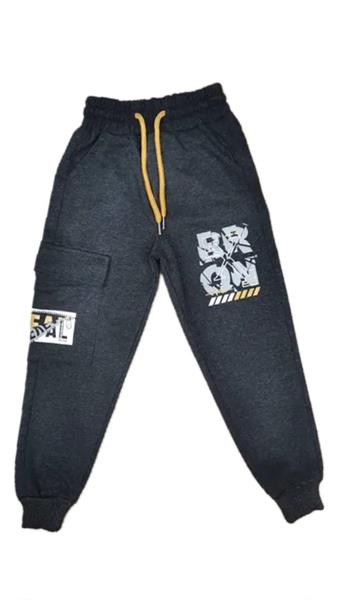 Штаны спорт Malibu2 (5-8) 5082-1 d.grey (деми)