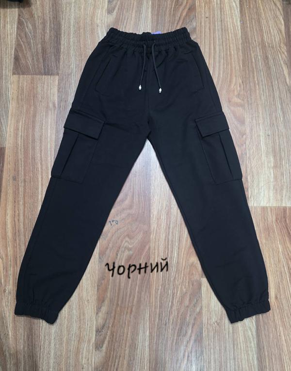 Штаны спорт MMZ (7-16) M452 black (деми)