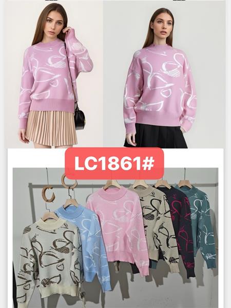 Свитер Шаолинь (46-50) LC1861 mix (деми)