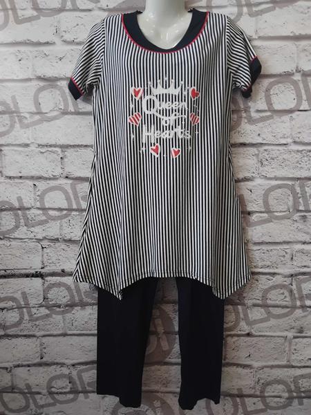 Костюм DiColor (2XL-5XL) DC48 black (лето)