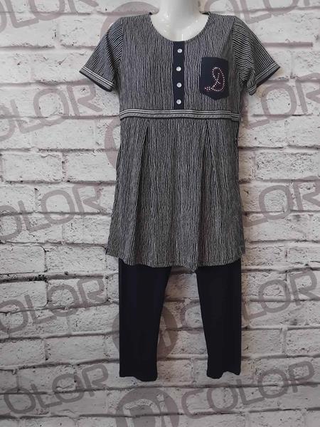 Костюм DiColor (M-2XL) DC49 black (лето)