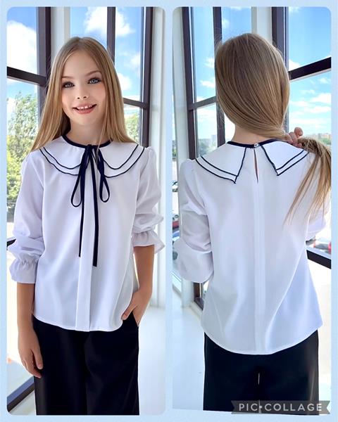 Блузка Miki Maki (122-146) MM18 white (деми)