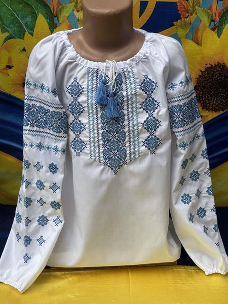 Вышиванка Miki Maki (122-146) MM4 white (деми)