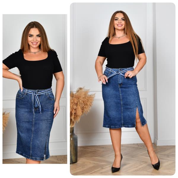 Юбка Lady N (30-36) 758 blue (лето)