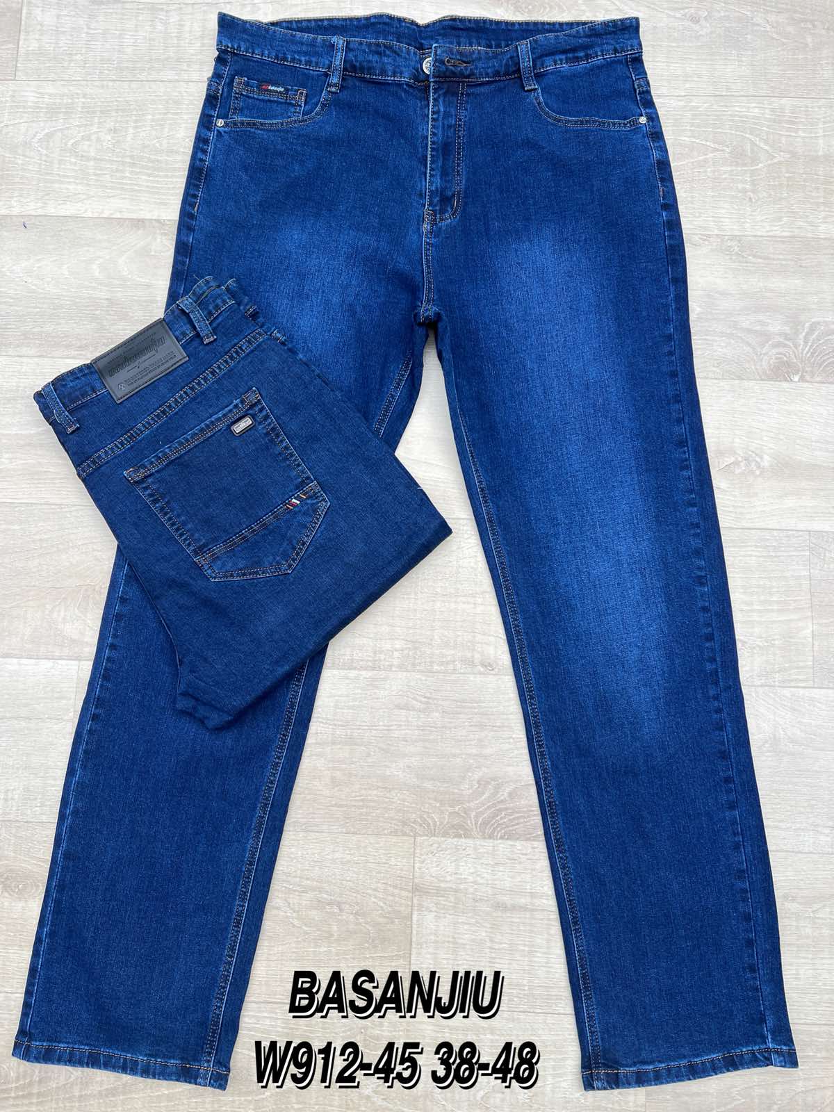 Джинсы God Baron (38-48) W912-45 blue (деми)