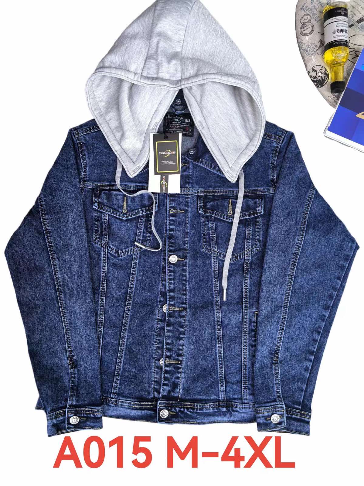 Куртка God Baron (M-4XL) A015 blue (деми)