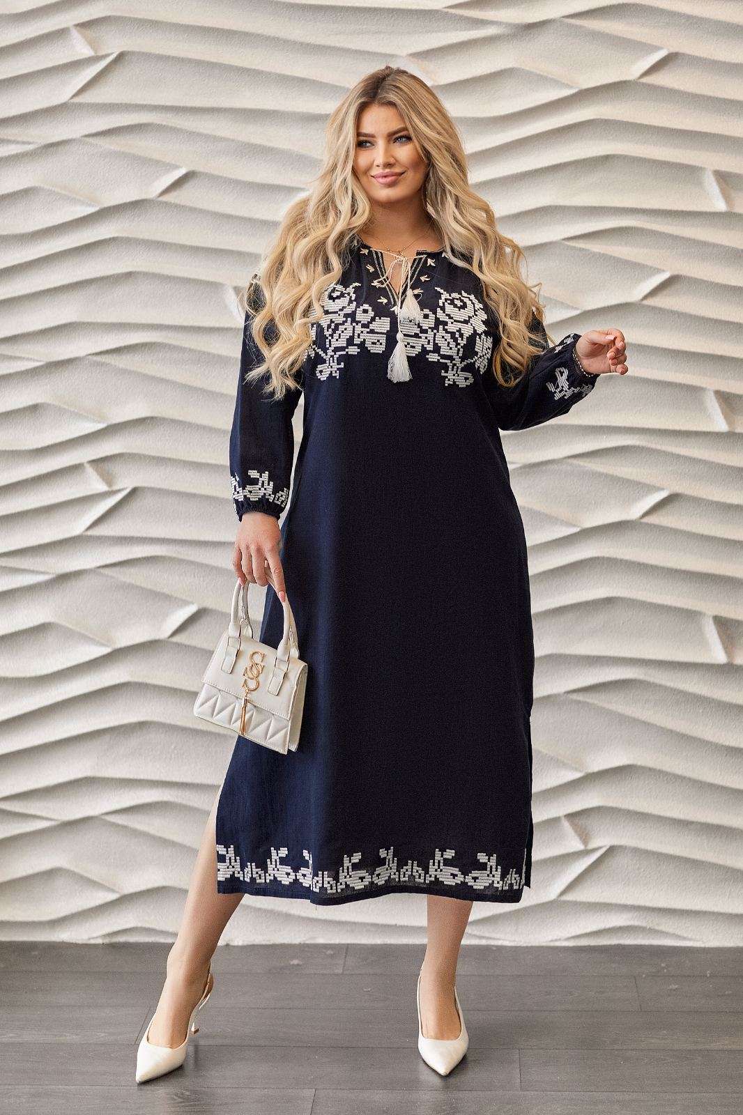 Платье DGMD (52-64) 3349 navy (лето)