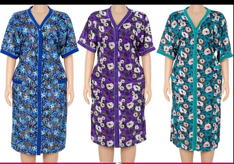 Халат Giang (XL-5XL) S13 mix (лето)