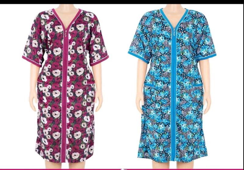 Халат Giang (XL-5XL) S15 mix (лето)