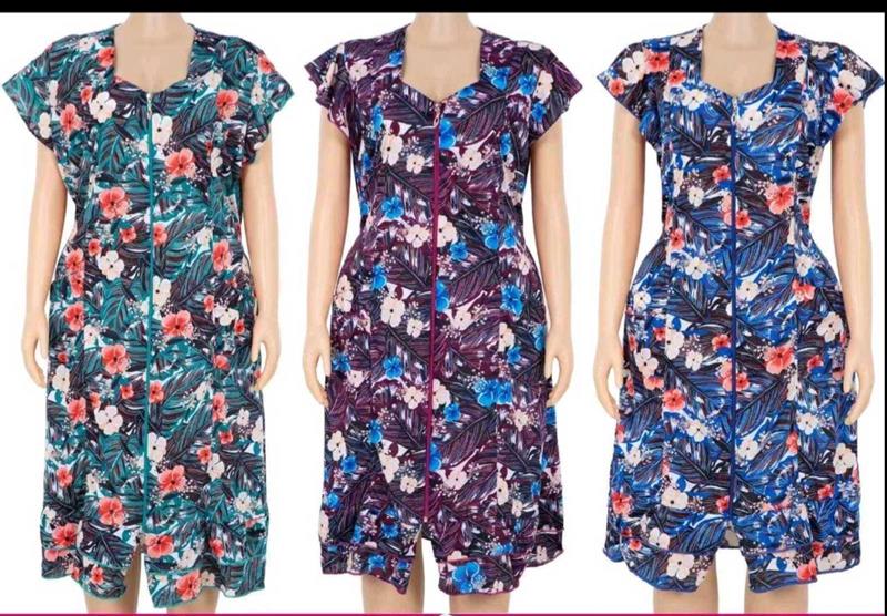 Халат Giang (XL-5XL) S48 mix (лето)