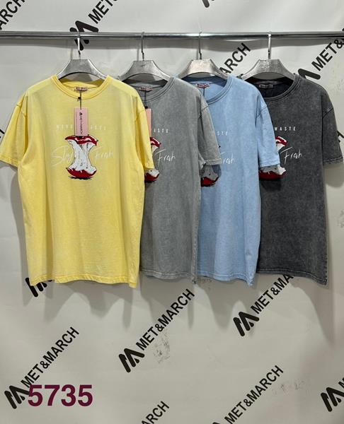 Футболка Modnulya (S-L) 5735 l.blue (лето)