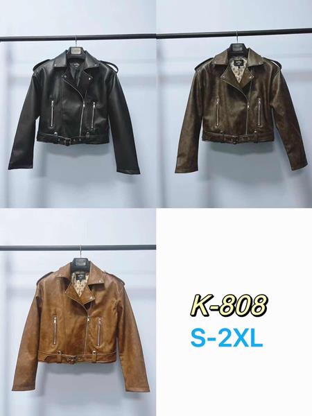 Куртка Modnulya (S-2XL) K808 black (деми)