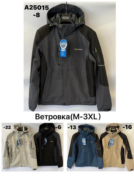 Куртка Ale-Ate (M-3XL) A25015-6 black (деми)
