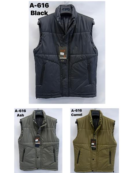 Жилетка Ale-Ate (48-56) A616 black (деми)