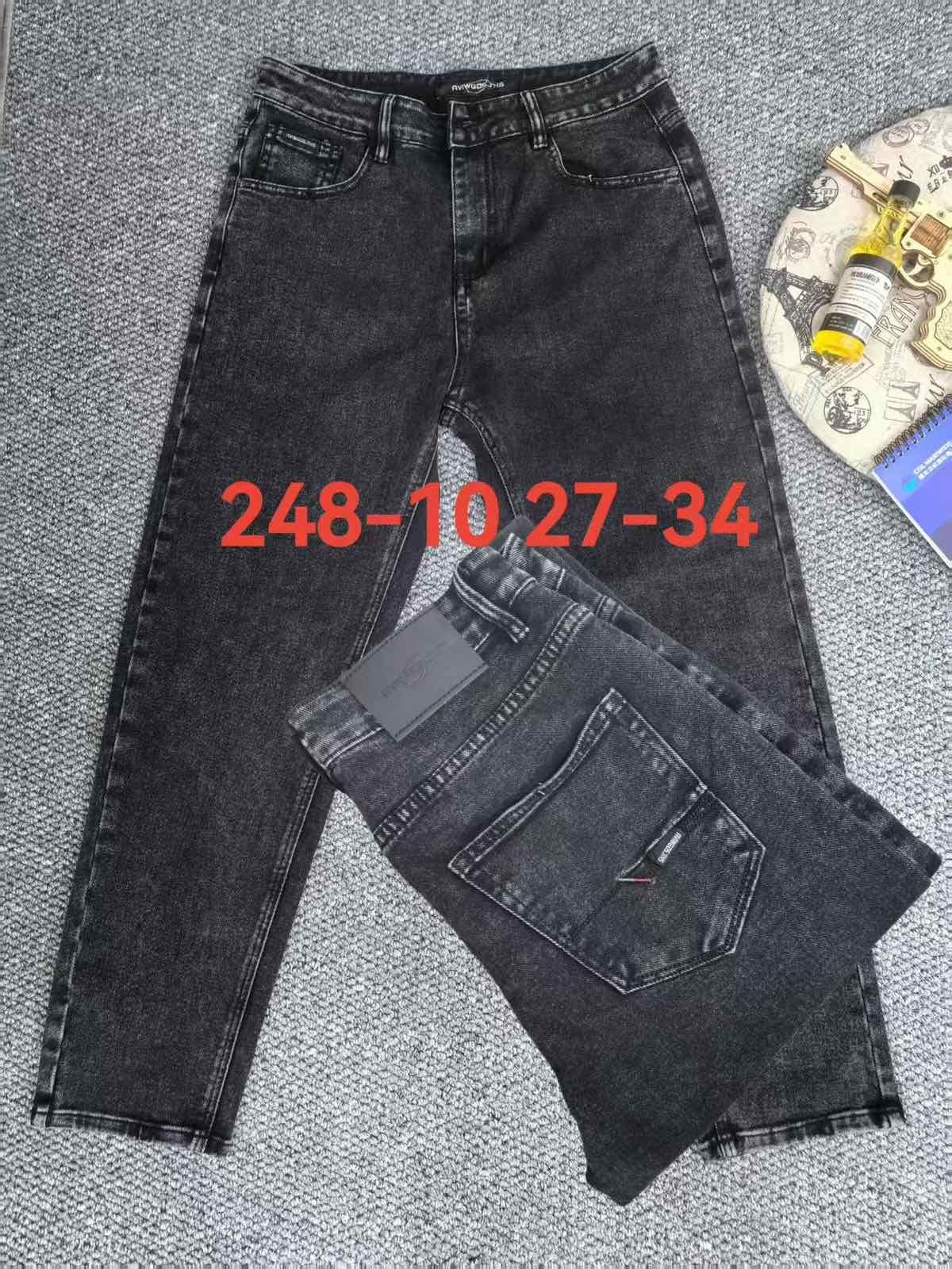Джинсы God Baron (27-34) 248-10 black (деми)