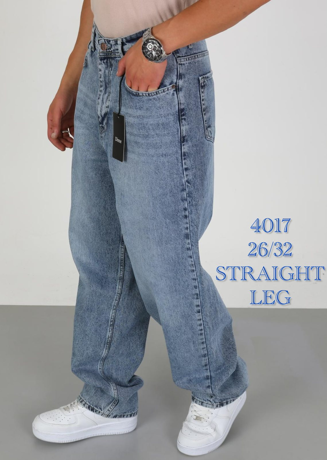 Джинсы God Baron (26-32) 4017-1 l blue (деми)