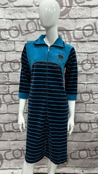 Халат DiColor (2XL-5XL) 3003 blue (деми)