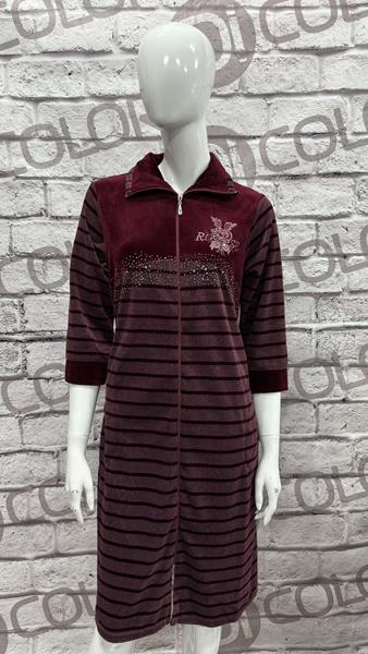 Халат DiColor (2XL-5XL) 3003 wine (деми)