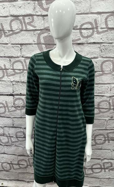 Халат DiColor (M-2XL) 4764 green (деми)