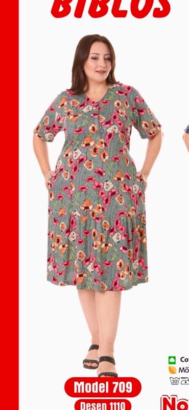 Халат Cotpark (3XL-6XL) 709 grey (лето)