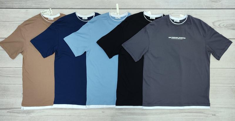 Футболка Imlion (48-56) 8008 l.blue (лето)