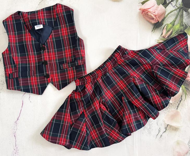 Костюм Moda school (122-146) 8556 red-black (лето)