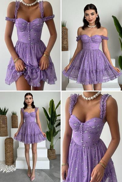 Платье Dream (44-48) DM108 purple (лето)