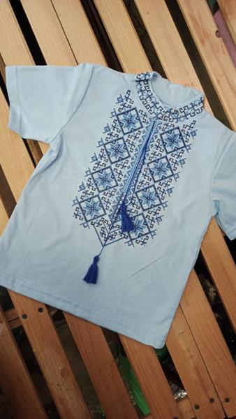 Вышиванка Miki Maki (98-122) MM260 white (лето)