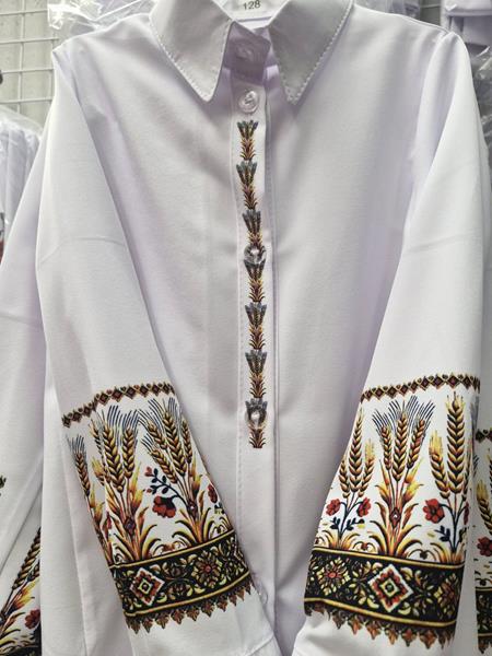 Вышиванка Miki Maki (122-152) MM270 white (деми)