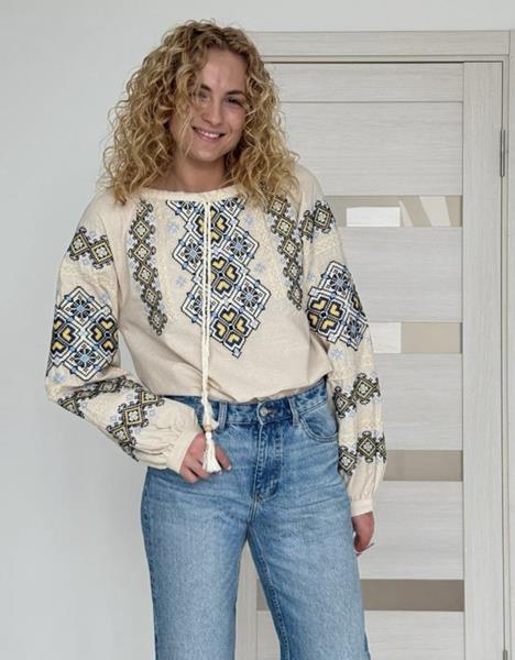 Вышиванка Miki Maki (S-L) MM282 beige (деми)