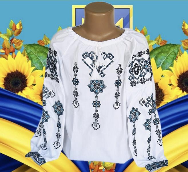 Вышиванка Miki Maki (122-146) MM287 white (деми)