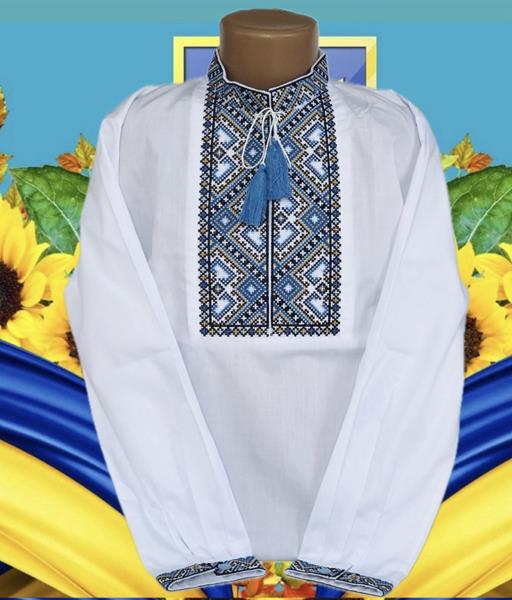 Вышиванка Miki Maki (6-12) MM288 white (деми)