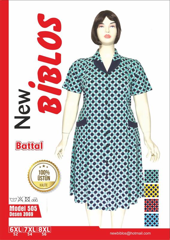 Халат Cotpark (6XL-8XL) 505-3969 l.green (лето)