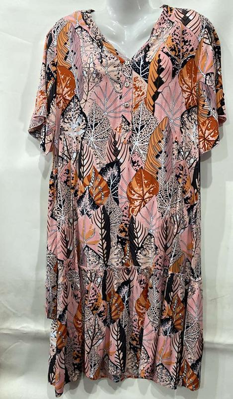 Платье Cotpark (M-2XL) 33259 peach (лето)