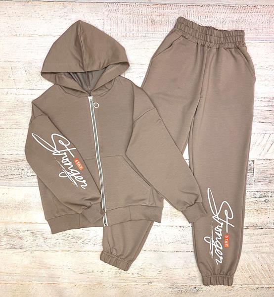 Костюм спорт LiMa kids (134-158) 2536 brown (деми)