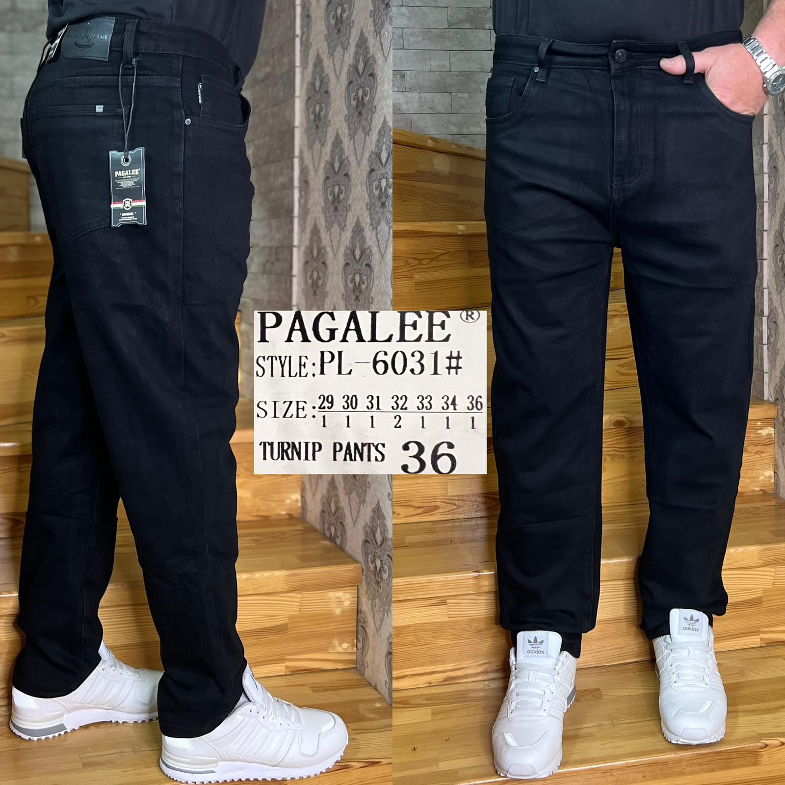 Джинсы God Baron (29-36) PL6031 blue (деми)