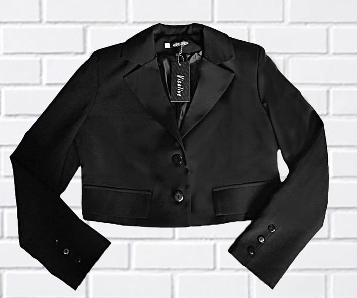 Пиджак H&S (36-42) 608 black (деми)