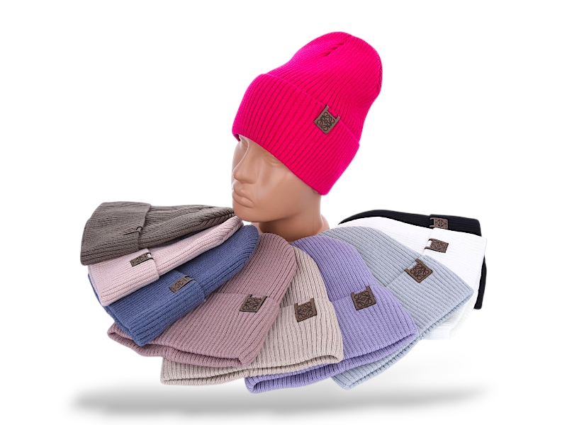 Шапка КОРОЛЕВА (one size) 31-04 mix (зима)