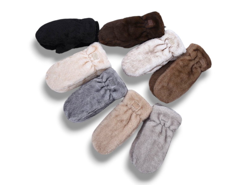 Варежки КОРОЛЕВА (one size) M25-108 mix (зима)