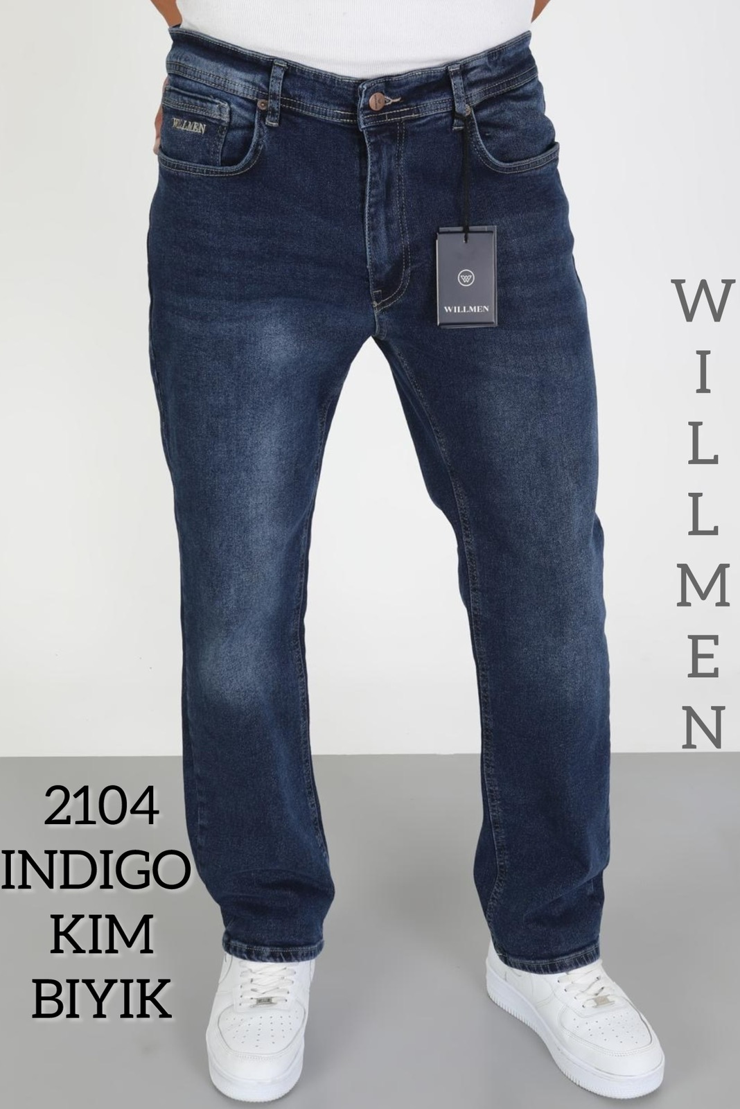 Джинсы God Baron (30-36) 2104 blue (деми)