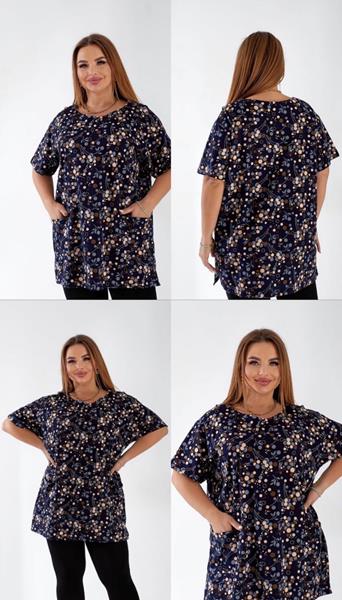 Туника BRAVEL (58-62) B40 navy (лето)